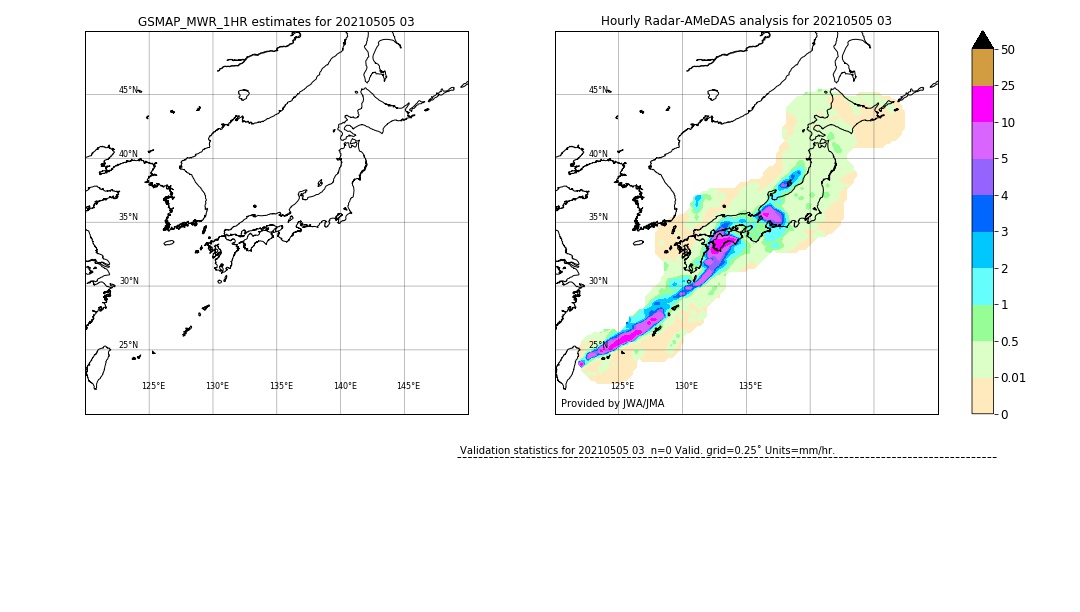 GSMaP MWR validation image. 2021/05/05 03