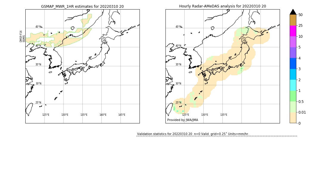 GSMaP MWR validation image. 2022/03/10 20