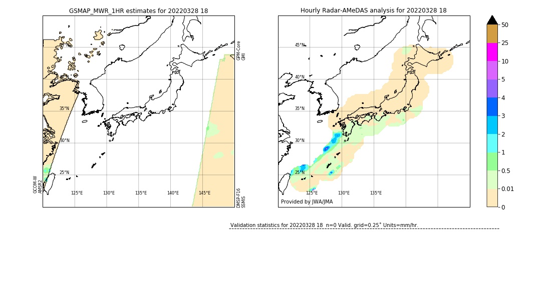 GSMaP MWR validation image. 2022/03/28 18