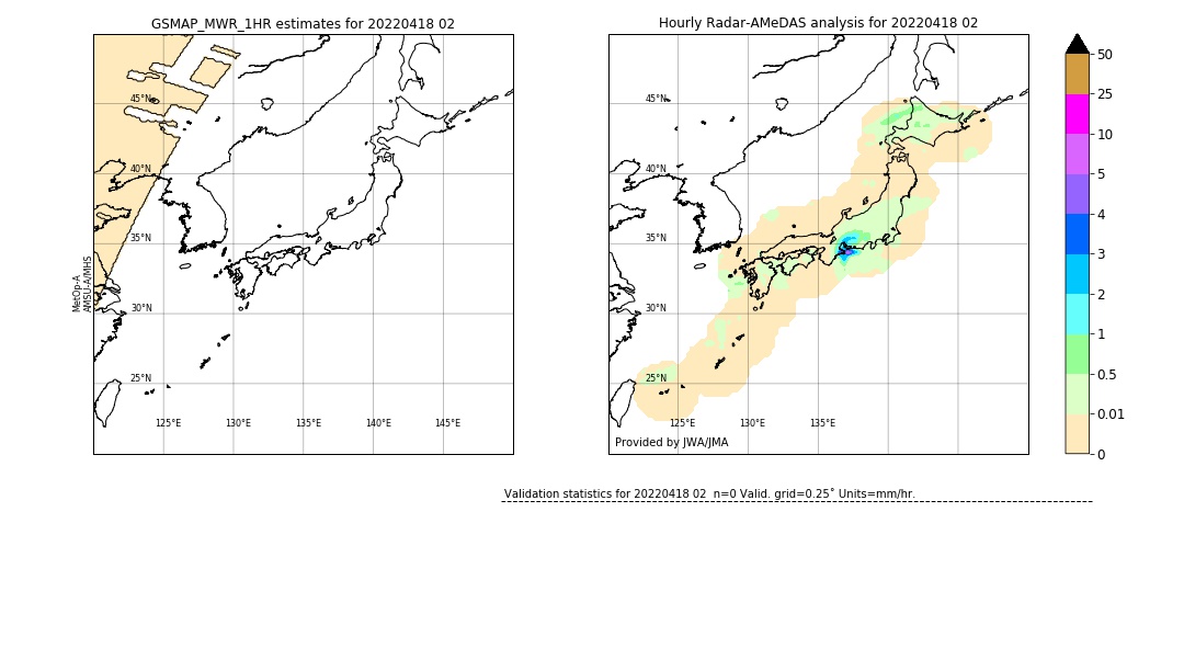 GSMaP MWR validation image. 2022/04/18 02