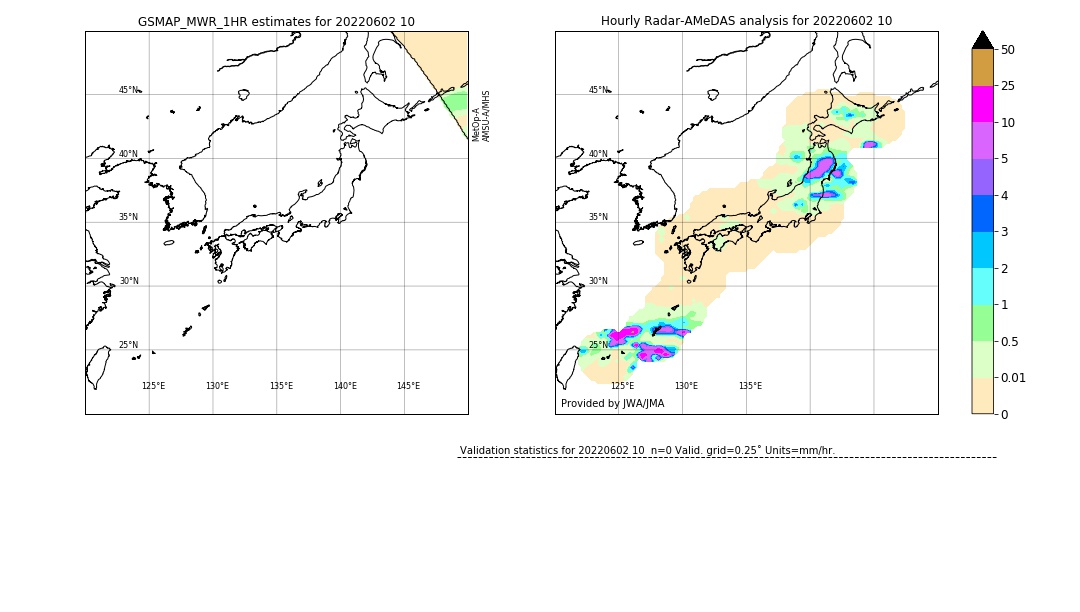 GSMaP MWR validation image. 2022/06/02 10