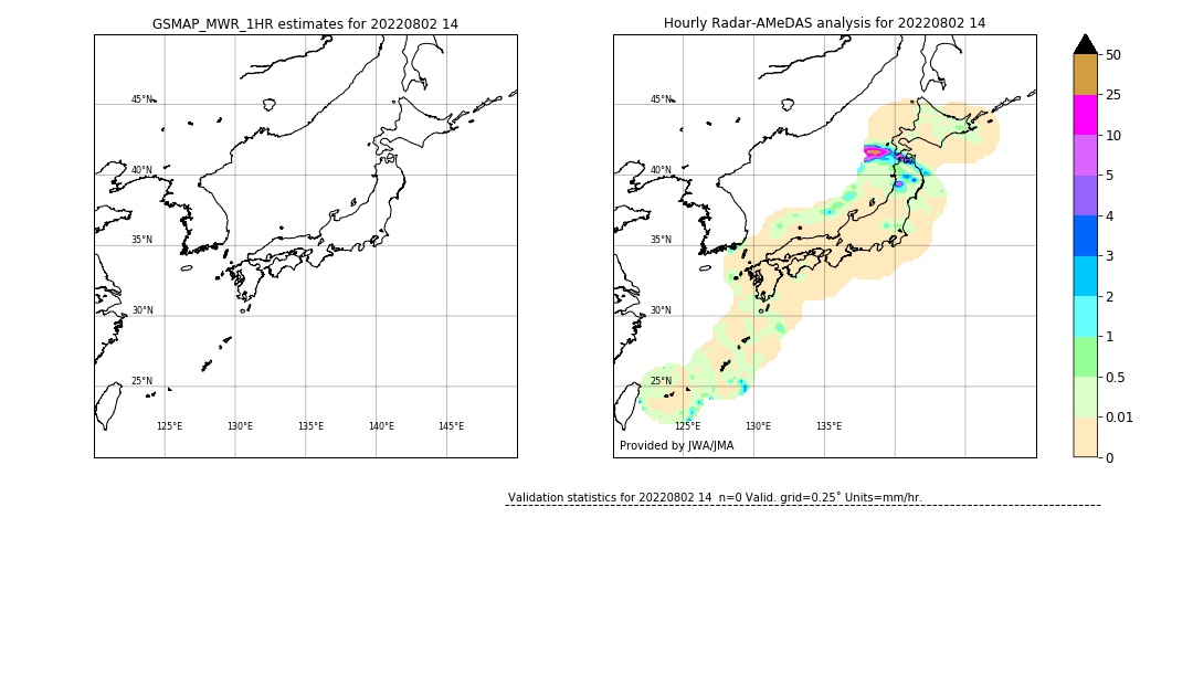 GSMaP MWR validation image. 2022/08/02 14