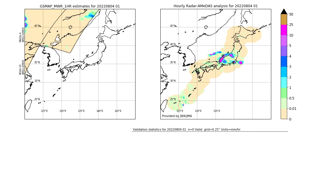 GSMaP MWR validation image. 2022/08/04 01