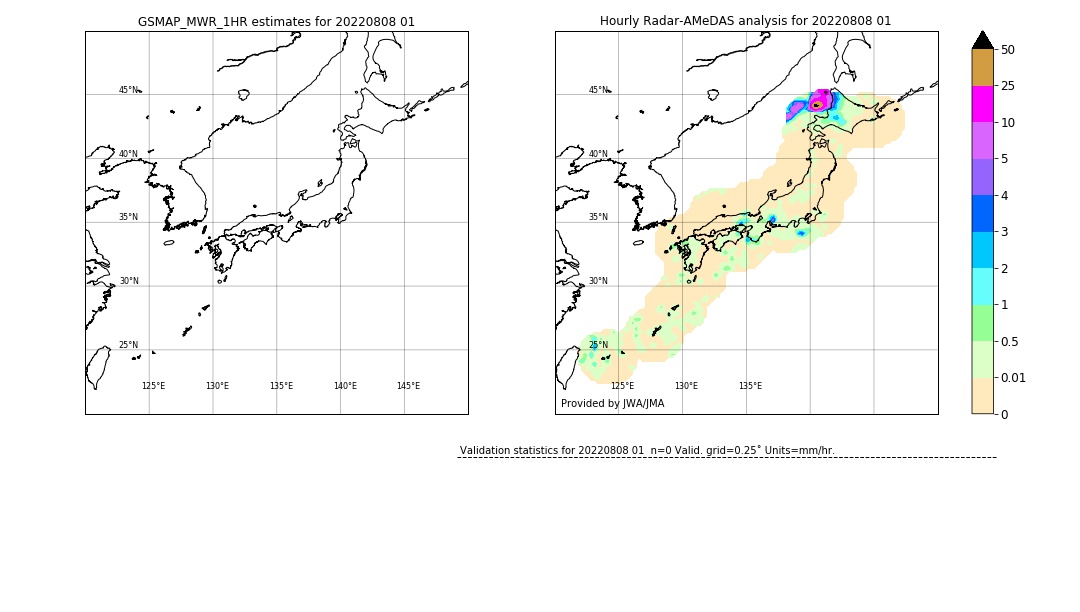 GSMaP MWR validation image. 2022/08/08 01