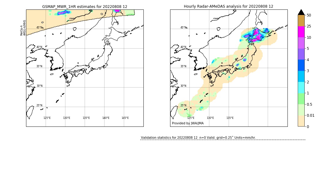 GSMaP MWR validation image. 2022/08/08 12