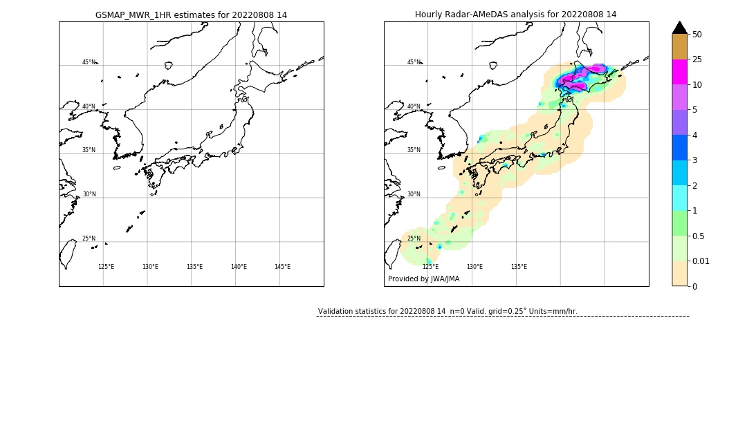 GSMaP MWR validation image. 2022/08/08 14