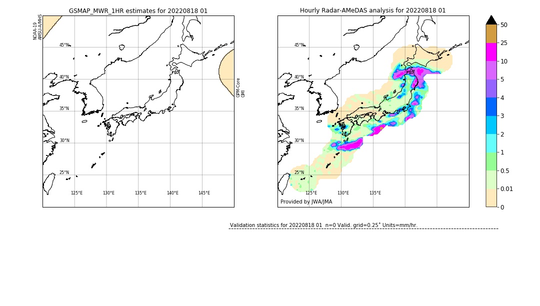 GSMaP MWR validation image. 2022/08/18 01