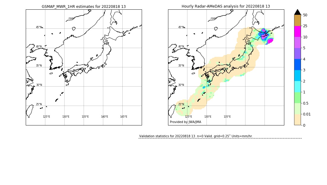 GSMaP MWR validation image. 2022/08/18 13