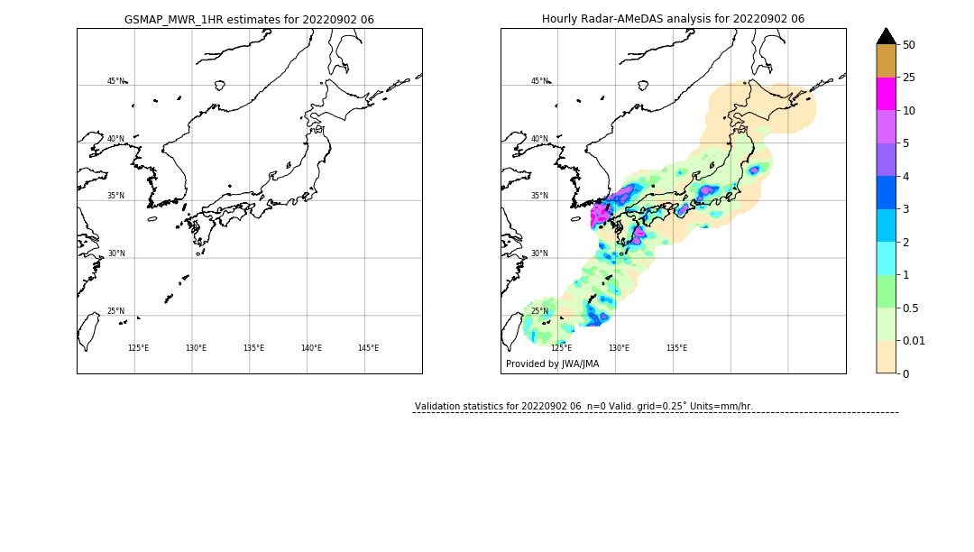 GSMaP MWR validation image. 2022/09/02 06