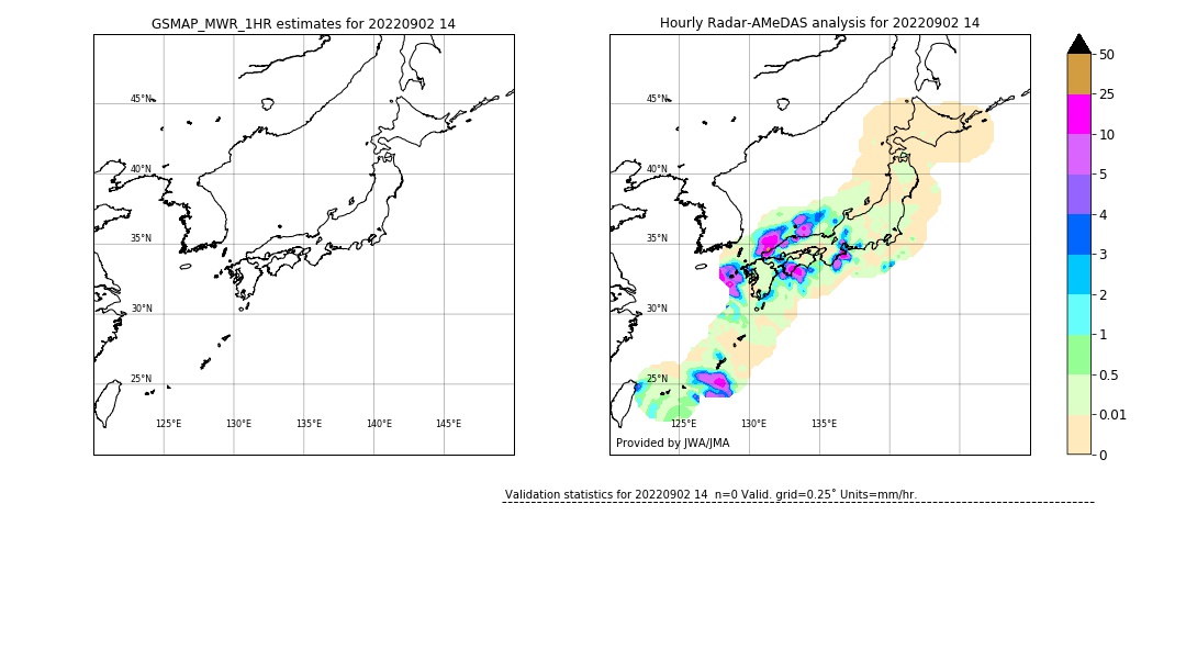 GSMaP MWR validation image. 2022/09/02 14