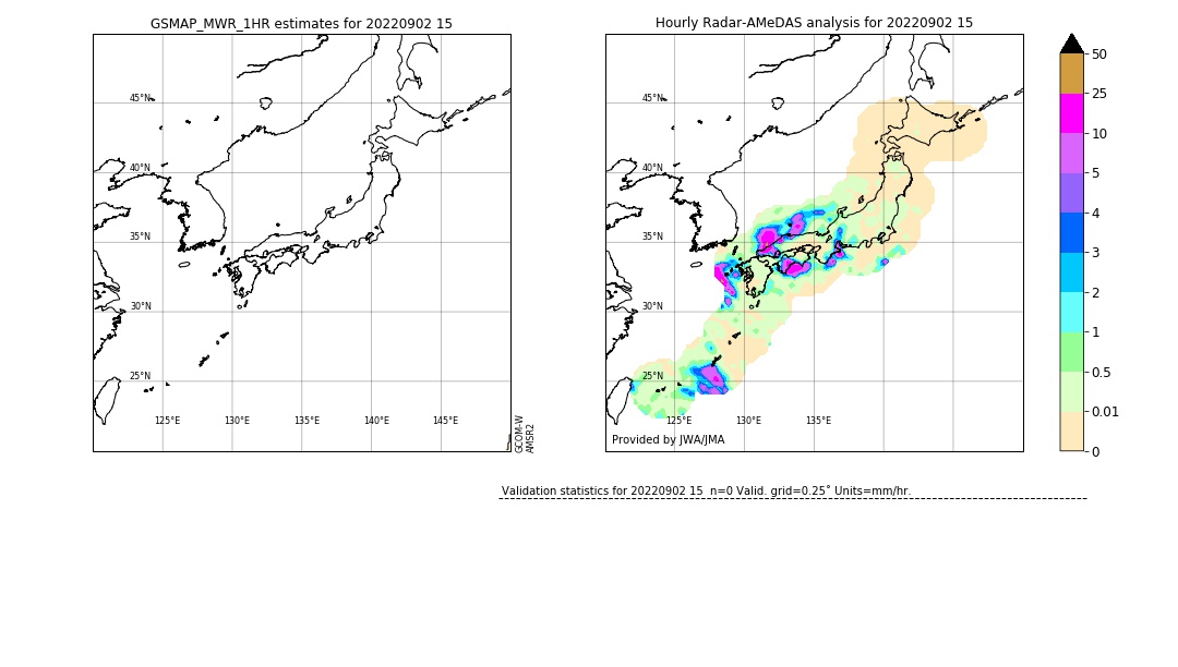 GSMaP MWR validation image. 2022/09/02 15