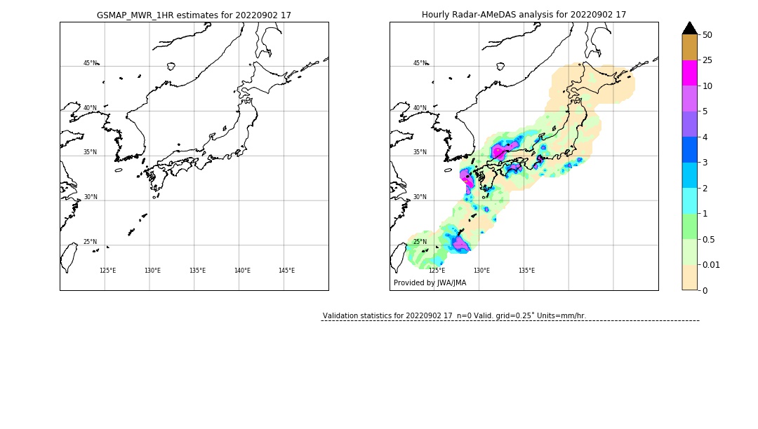 GSMaP MWR validation image. 2022/09/02 17