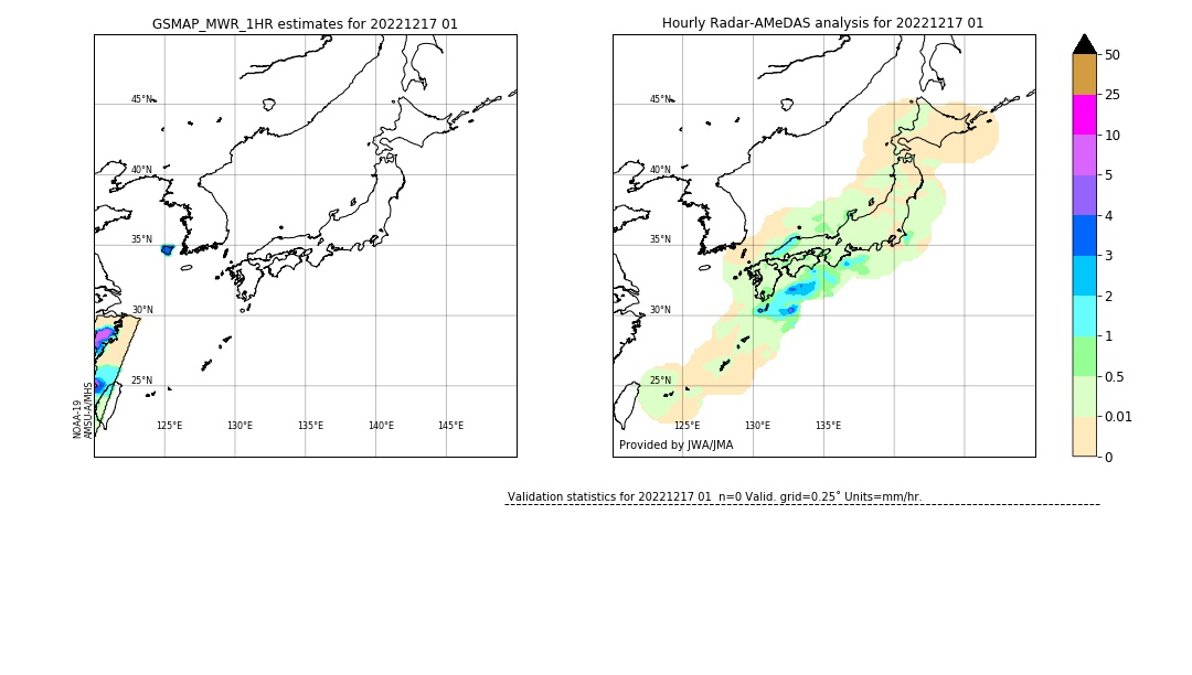 GSMaP MWR validation image. 2022/12/17 01