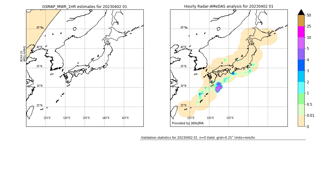 GSMaP MWR validation image. 2023/04/02 01