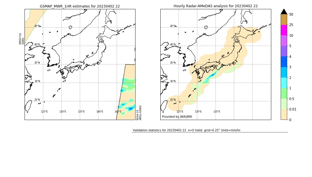 GSMaP MWR validation image. 2023/04/02 22