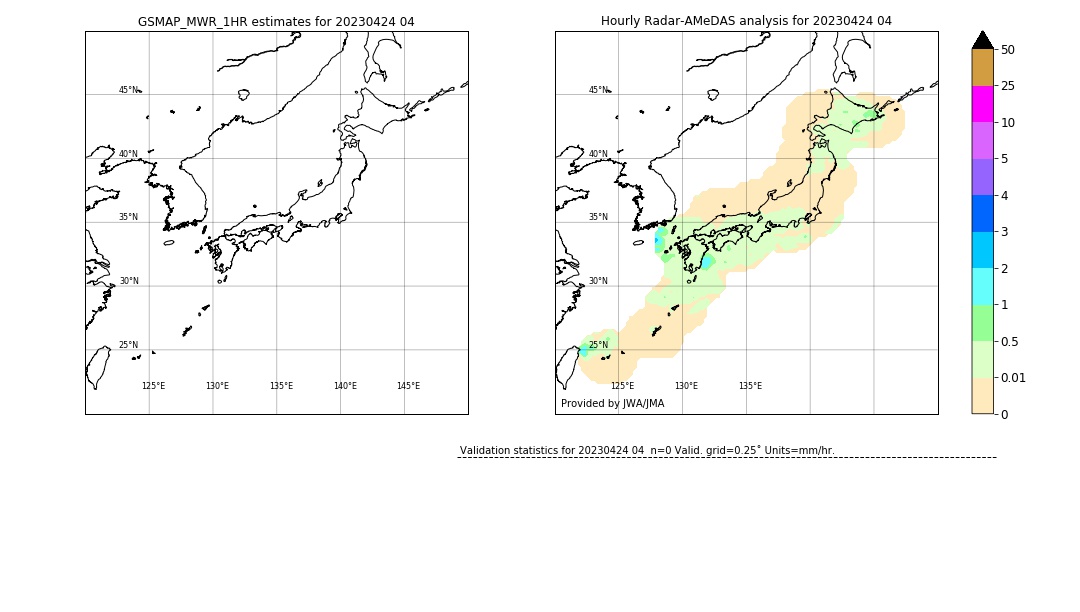 GSMaP MWR validation image. 2023/04/24 04