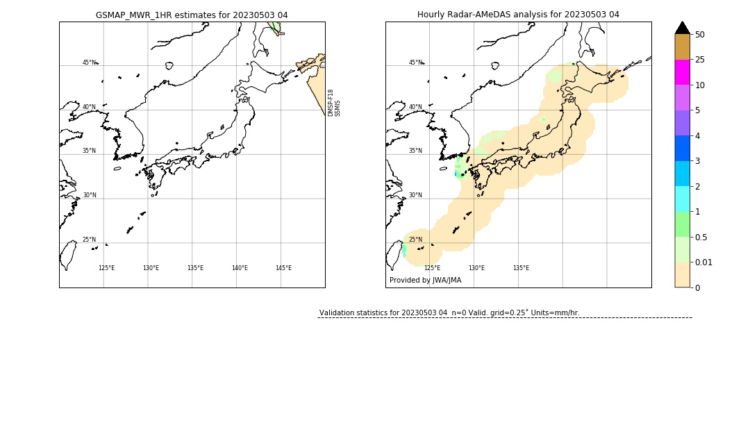 GSMaP MWR validation image. 2023/05/03 04