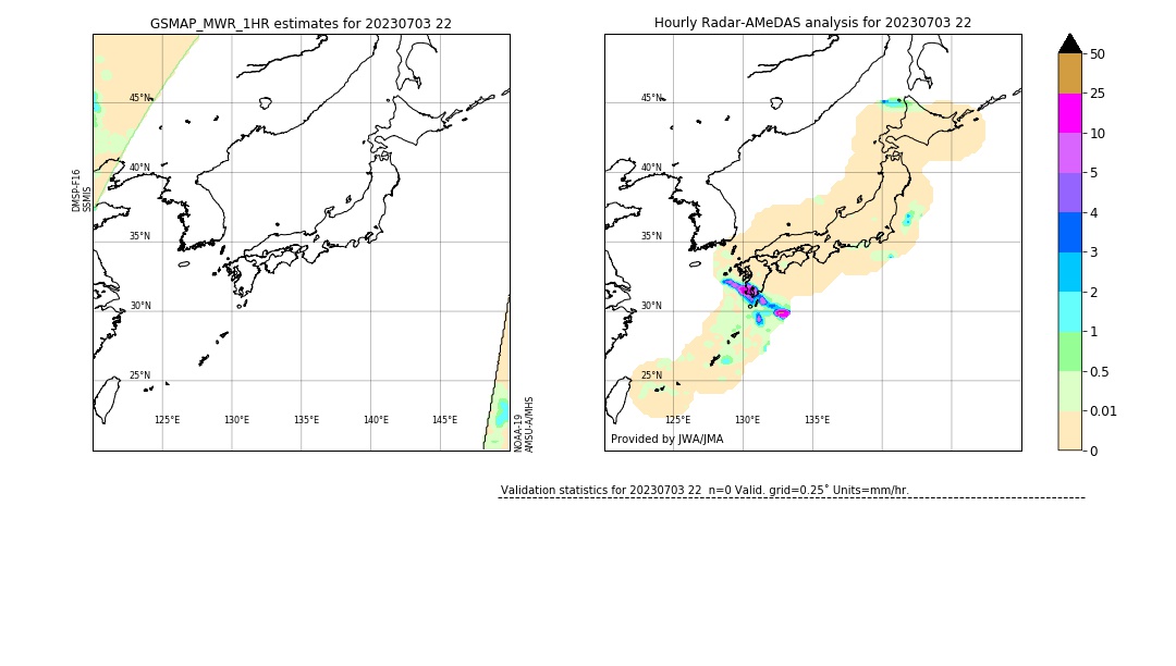 GSMaP MWR validation image. 2023/07/03 22