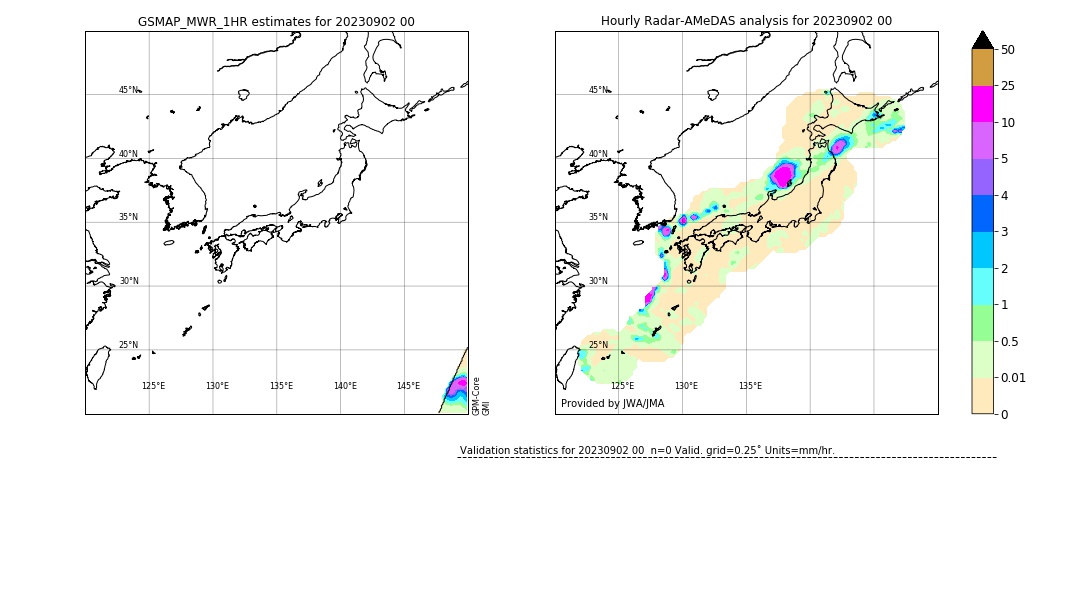 GSMaP MWR validation image. 2023/09/02 00