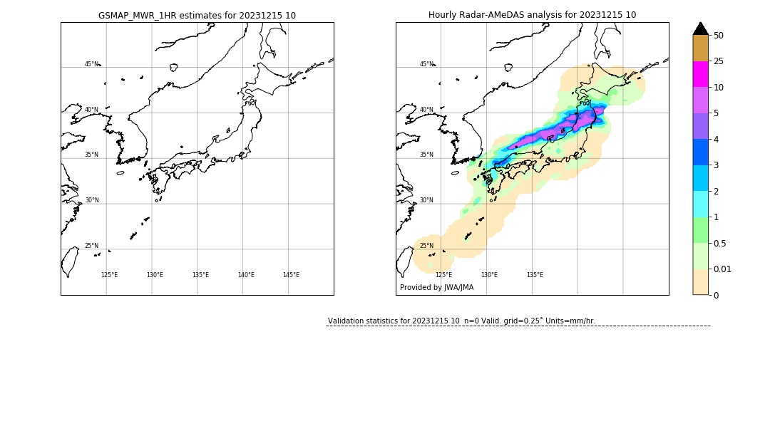 GSMaP MWR validation image. 2023/12/15 10