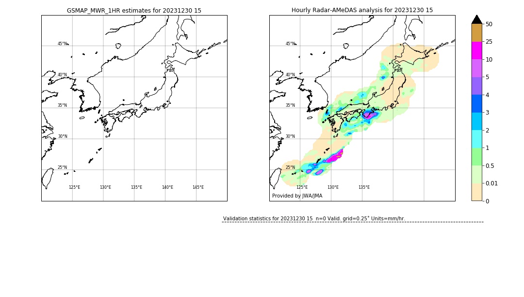 GSMaP MWR validation image. 2023/12/30 15