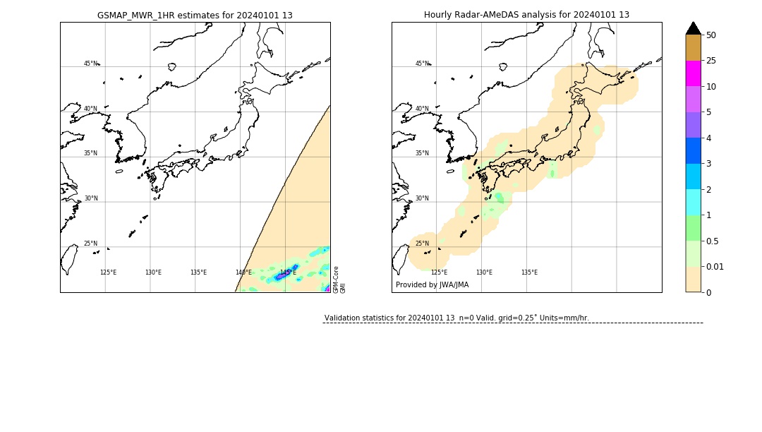 GSMaP MWR validation image. 2024/01/01 13