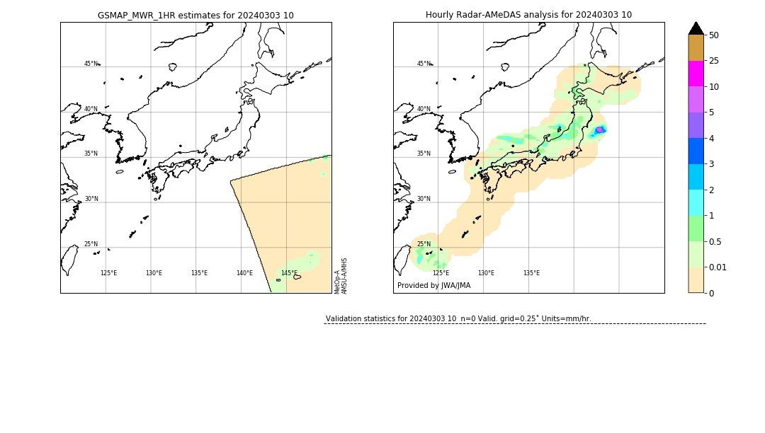 GSMaP MWR validation image. 2024/03/03 10