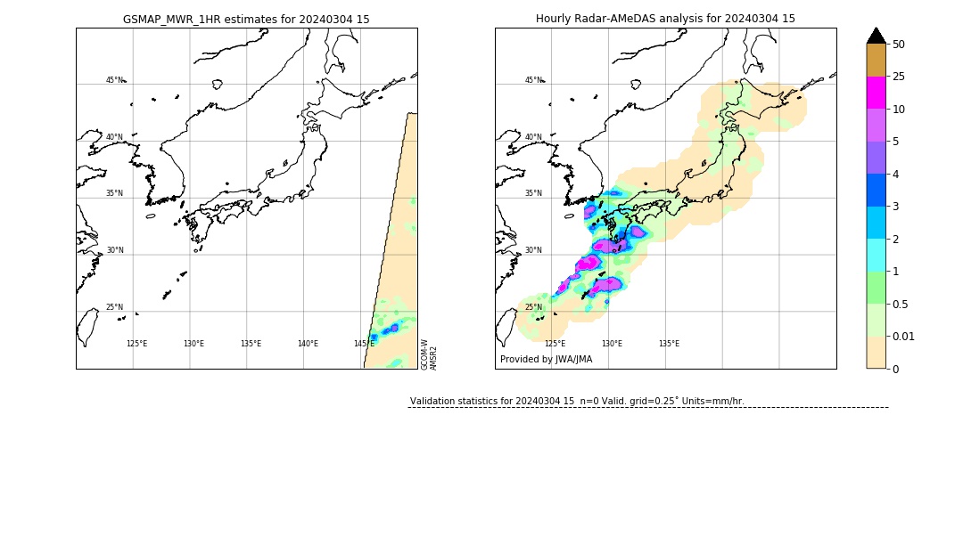 GSMaP MWR validation image. 2024/03/04 15