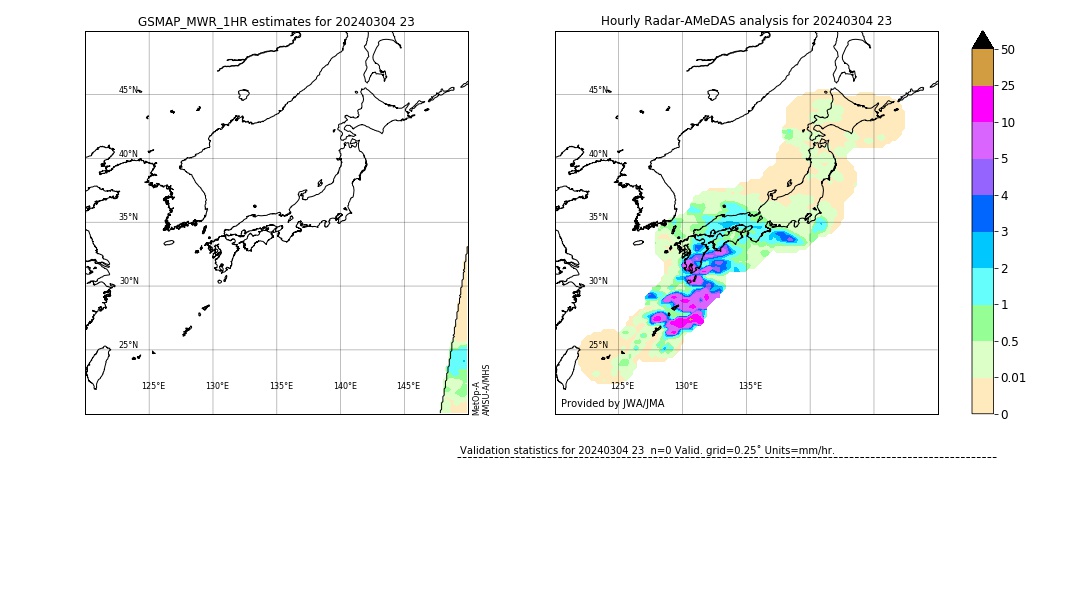 GSMaP MWR validation image. 2024/03/04 23