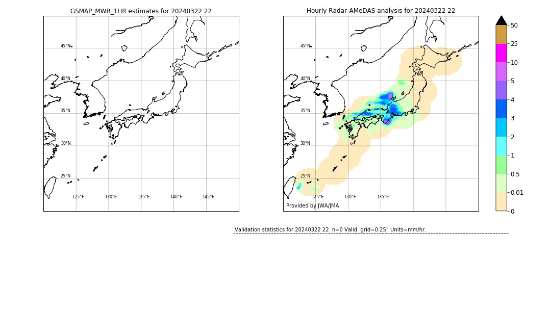 GSMaP MWR validation image. 2024/03/22 22