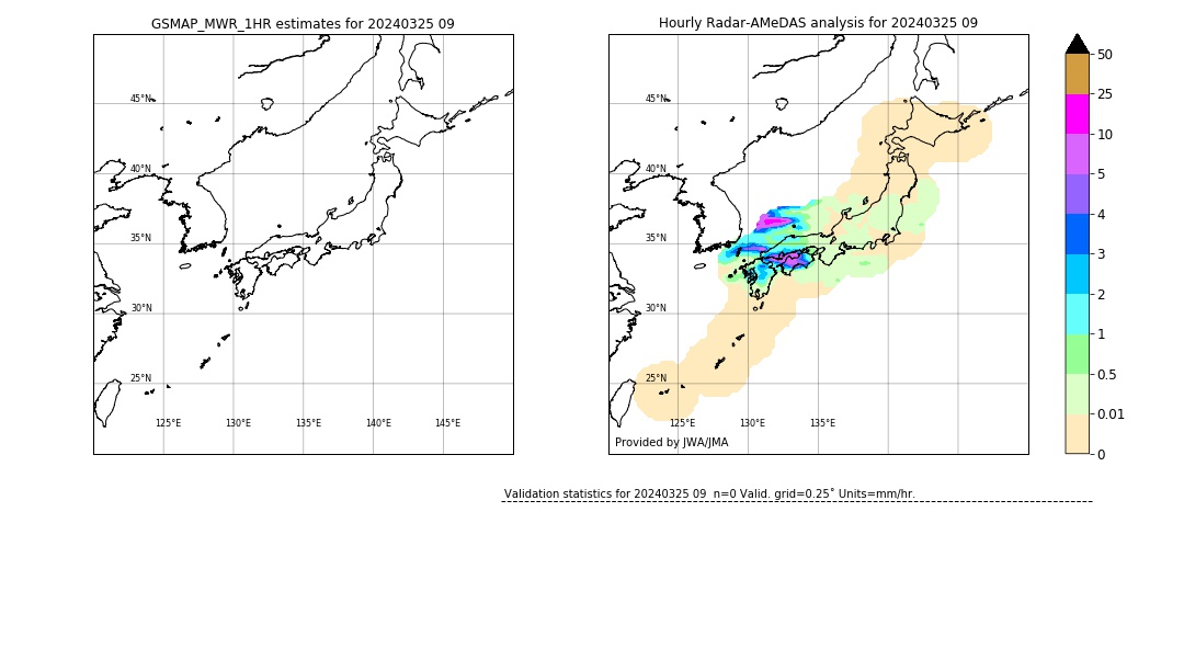 GSMaP MWR validation image. 2024/03/25 09