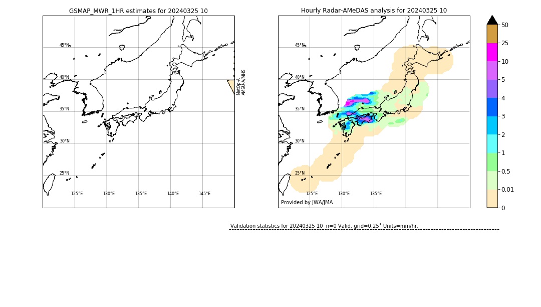 GSMaP MWR validation image. 2024/03/25 10