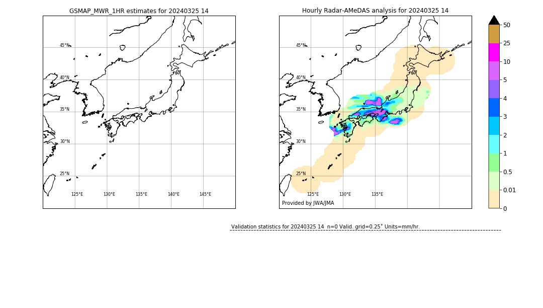 GSMaP MWR validation image. 2024/03/25 14