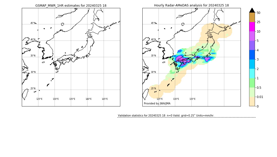 GSMaP MWR validation image. 2024/03/25 18