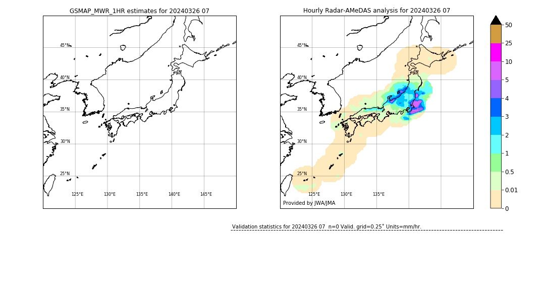 GSMaP MWR validation image. 2024/03/26 07