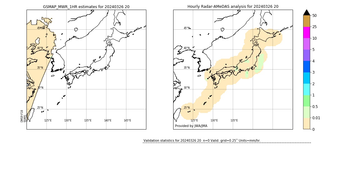 GSMaP MWR validation image. 2024/03/26 20