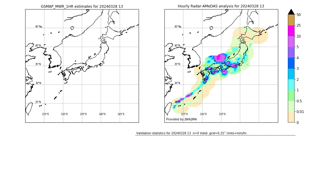 GSMaP MWR validation image. 2024/03/28 13