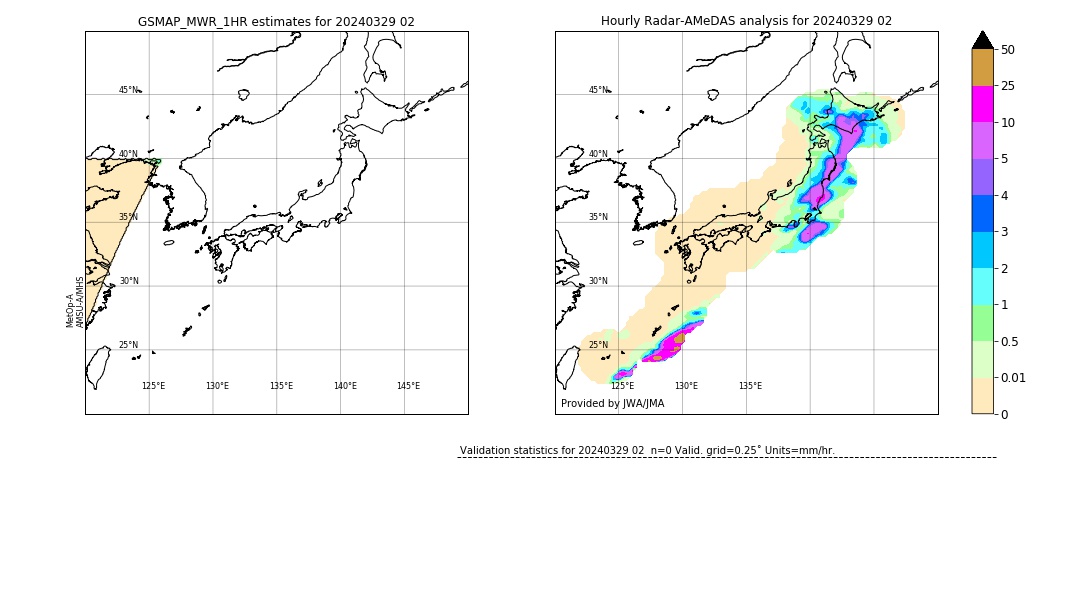 GSMaP MWR validation image. 2024/03/29 02