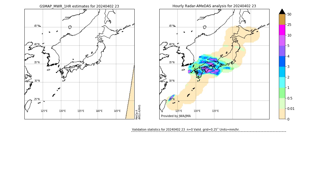 GSMaP MWR validation image. 2024/04/02 23