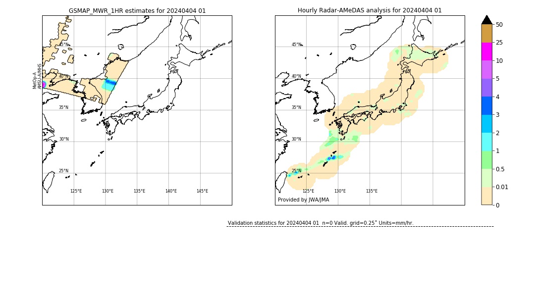 GSMaP MWR validation image. 2024/04/04 01