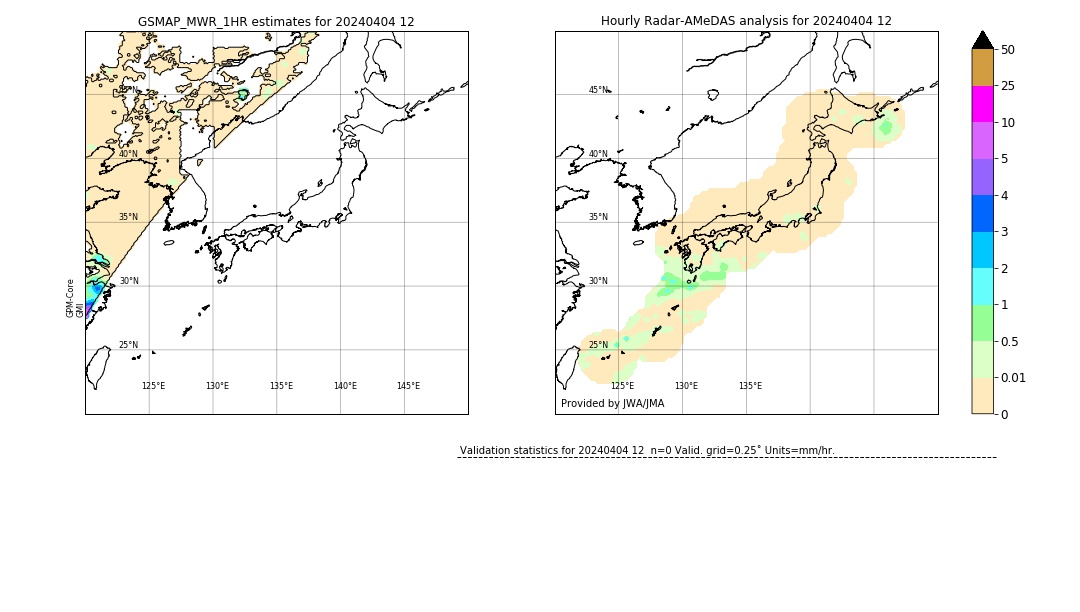 GSMaP MWR validation image. 2024/04/04 12