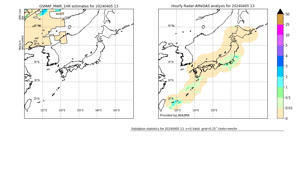 GSMaP MWR validation image. 2024/04/05 13