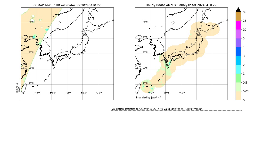 GSMaP MWR validation image. 2024/04/10 22