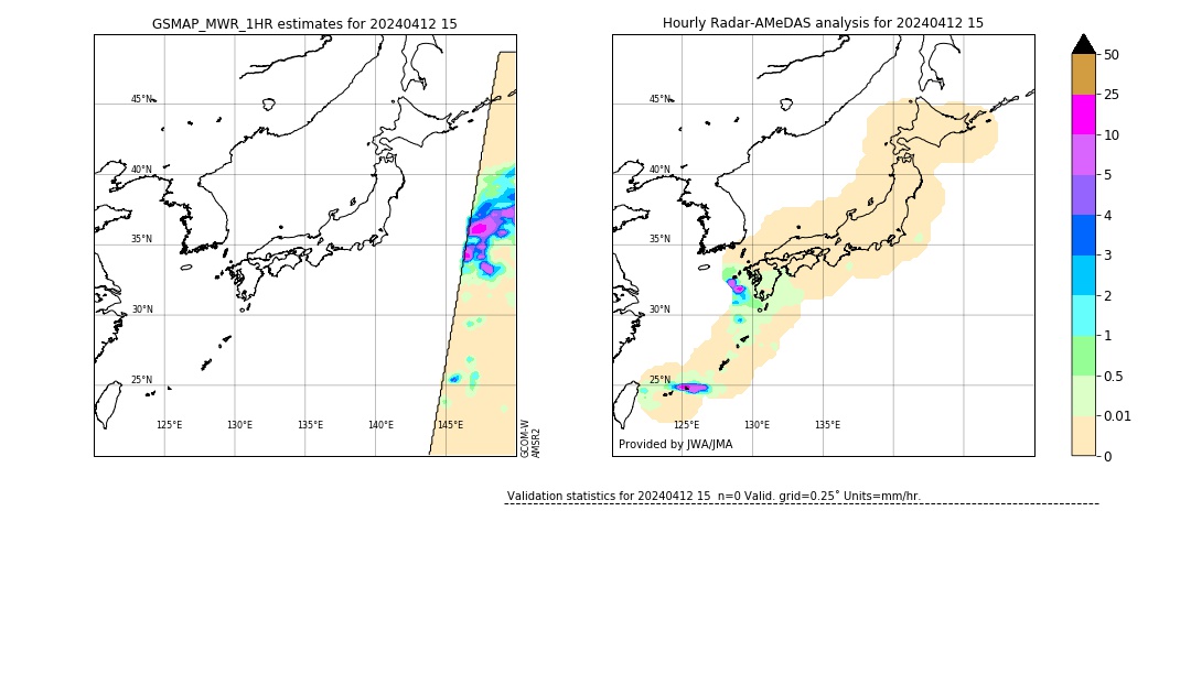 GSMaP MWR validation image. 2024/04/12 15