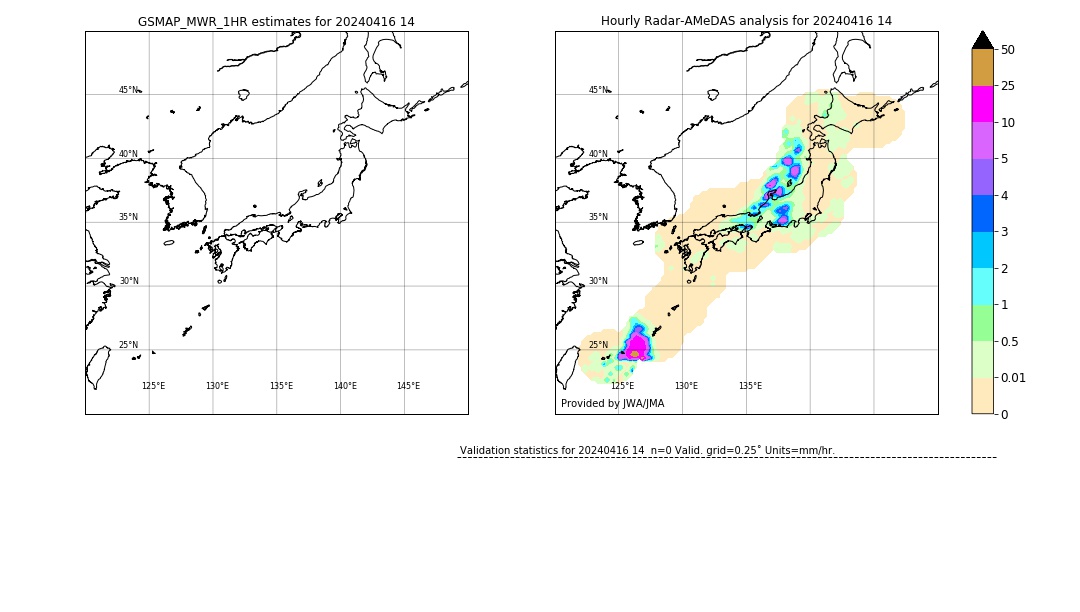 GSMaP MWR validation image. 2024/04/16 14