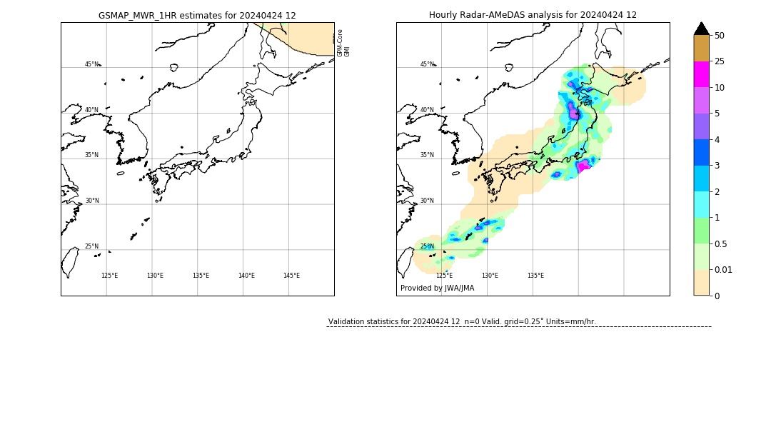 GSMaP MWR validation image. 2024/04/24 12