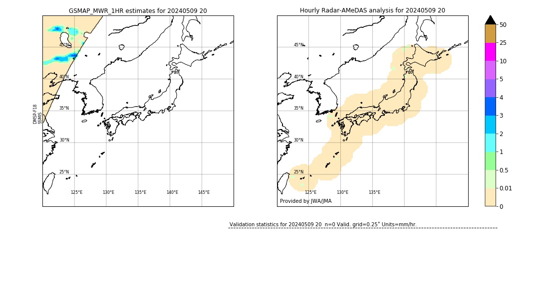 GSMaP MWR validation image. 2024/05/09 20