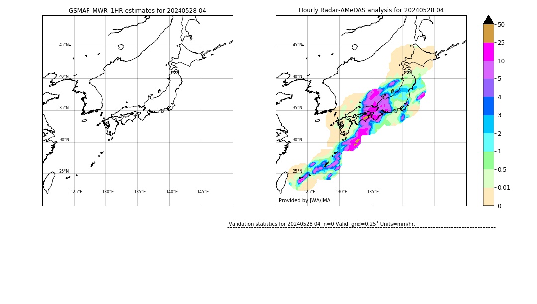 GSMaP MWR validation image. 2024/05/28 04