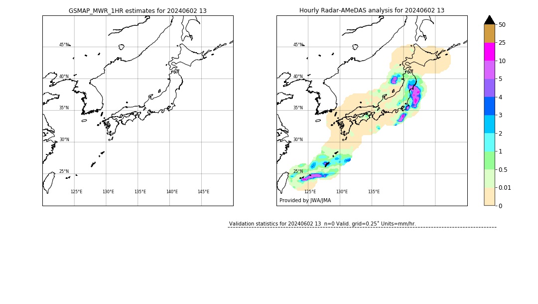 GSMaP MWR validation image. 2024/06/02 13