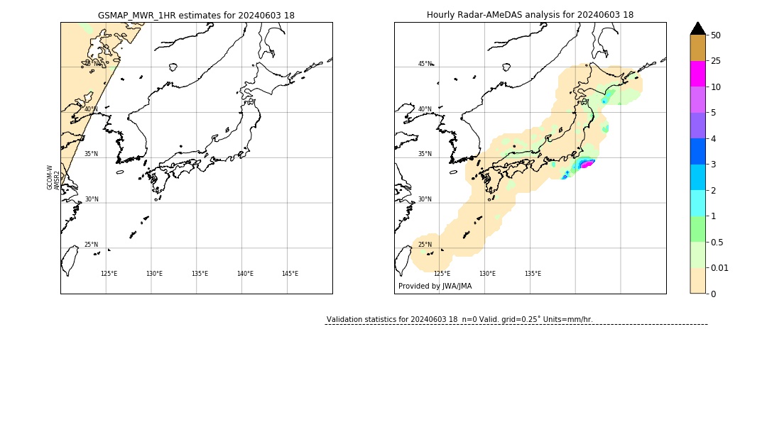 GSMaP MWR validation image. 2024/06/03 18